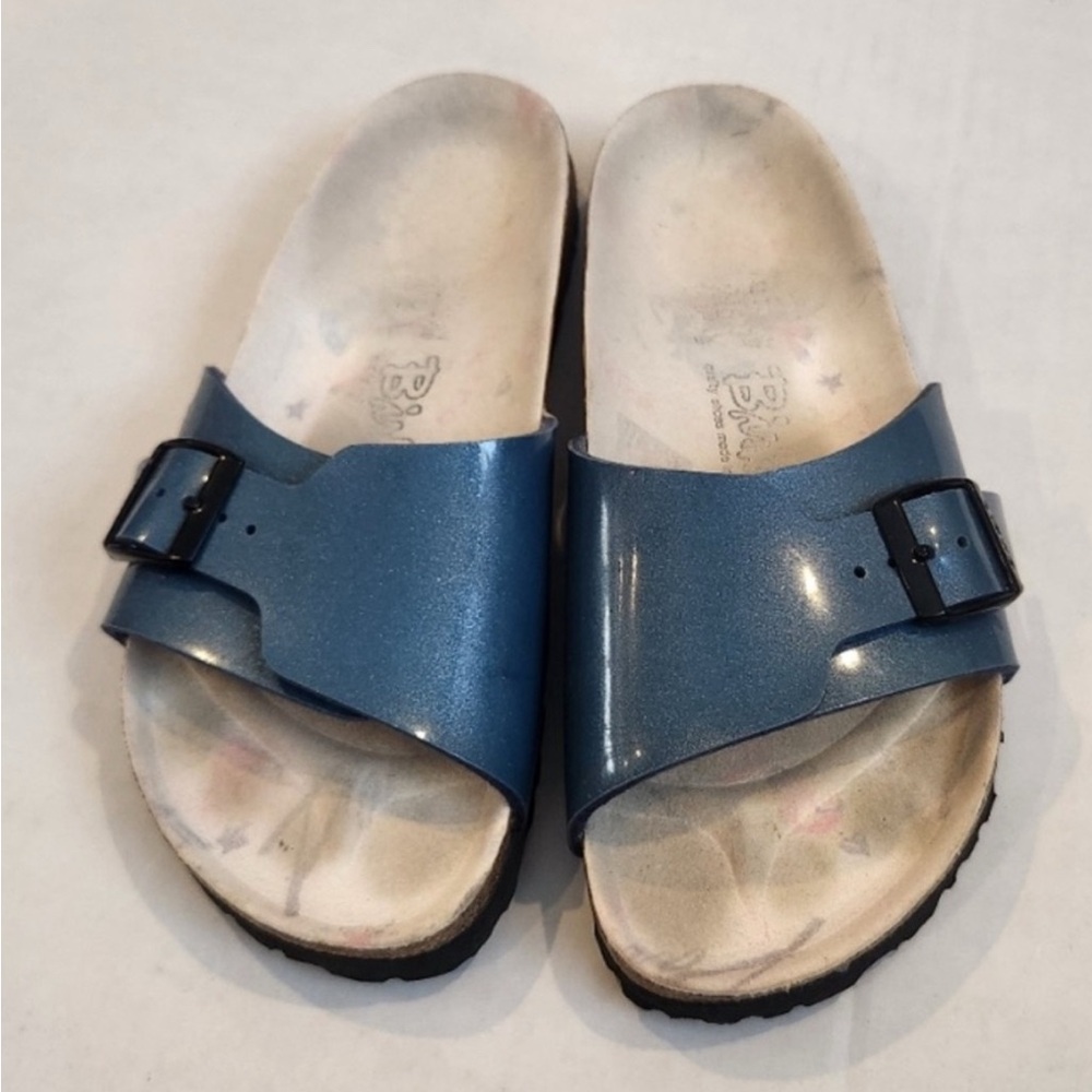 Birkenstock Blue Sandals with Adjustable Strap